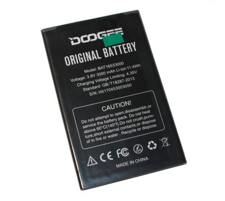 Аккумулятор для Doogee X9/ X9 Pro - BAT16533000 [Original PRC] 12 мес. гарантии