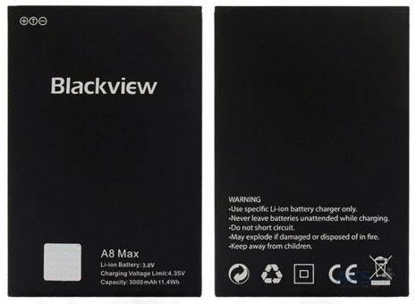 Аккумулятор для Blackview A8 Max [Original] 12 мес. гарантии