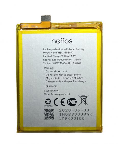 Аккумулятор для TP-Link Neffos C7 (TP910A) / NBL-35B3000 3060 mAh [Original] 12 мес. гарантии