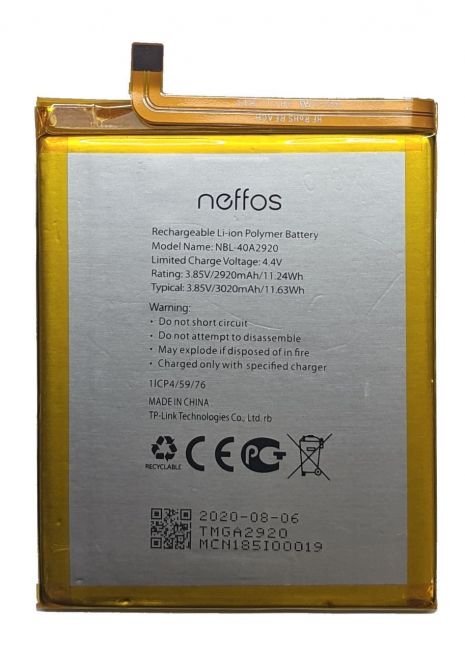 Аккумулятор для TP-Link NBL-40A2920 Neffos C9A [Original PRC] 12 мес. гарантии