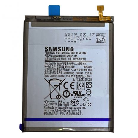 Акумулятор для Samsung A20 (A205) / A30 (A305) / A30s (A307) / A50 (A505) - EB-BA505ABU / EB-BA305ABU 4000