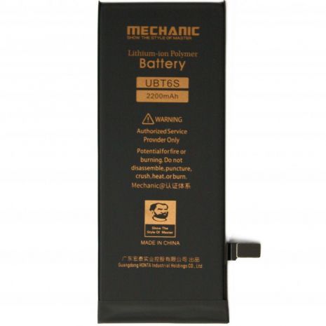 Аккумулятор MECHANIC для Apple iPhone 6S (увеличенная емкость, 2200 mAh)