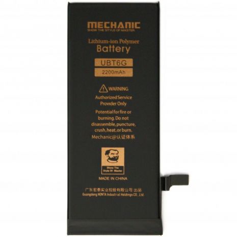 Аккумулятор MECHANIC для Apple iPhone 6 (увеличенная емкость, 2200 mAh)