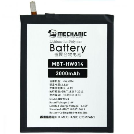 Аккумулятор MECHANIC HB396481EBC (3000 mAh) Huawei Y6 II CAM-L21 / Honor 5X