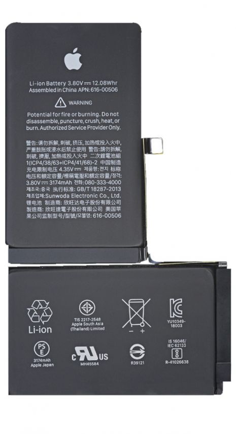 Аккумулятор для Apple iPhone XS Max 3174 mAh [Original] 12 мес. гарантии
