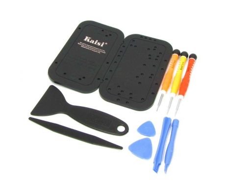 Набор инструментов Kaisi 3689 для разборки iPhone 5 (подставка для винтов iPhone 5, 3 отвёртки, 4 шпателька, 2