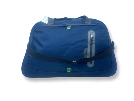 Дорожня сумка Liyang кишені на лицьовій стороні ремінь що знімається довжина 120 см розміри: 60*40*20 см синя