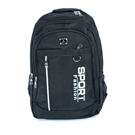 Міський рюкзак, C980, 3відділи, різних розмірів, 3 фронтальні кишені розміри: 50*34*20 см, чорний