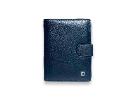 Портмоне гаманець чоловічий "H" 124 7відділів для карток 2 прозорі монетниця розмір: 13*10*2.5см чорний