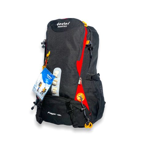 Рюкзак туристичний 701-C, два відділи внутрішні кишені, нижня кишеня. стяжки, розмір 55*35*20см чорний