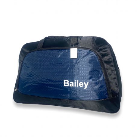 Сумка дорожна велика Bailey один відділ фронтальна кишеня ручки з"ємний ремінь 75*45*15см темно-синій