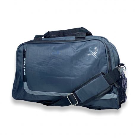 Дорожня сумка 25 л Ji Rong одне відділення додаткові кишені розмір: 45*30*20 см сіра