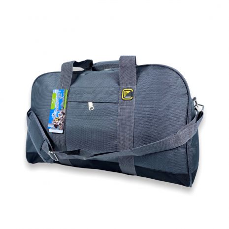 Дорожня сумка TONGSHENG 65 л одне відділення додаткові кишені розмір: 60*35*30 см сіра
