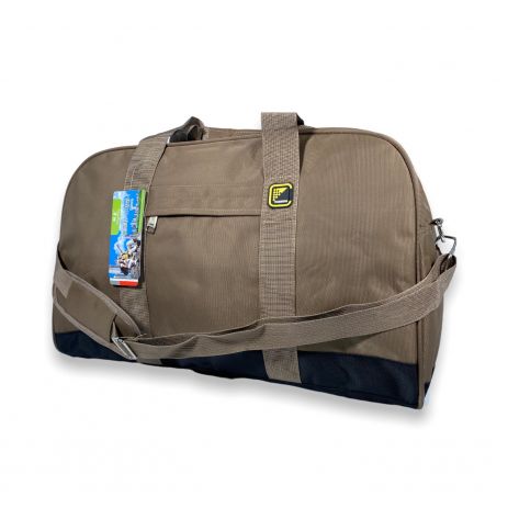 Дорожня сумка TONGSHENG 65 л одне відділення додаткові кишені розмір: 60*35*30 см світло-коричнева