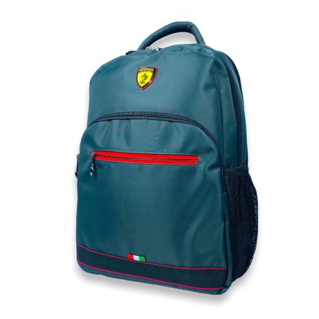 Міський рюкзак, 25 л, два відділи, дві фронтальні кишені, бічні кишені, розміри: 47*33*17 см, синьо-зелений