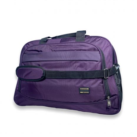 Дорожня сумка 60 л TONGSHENG одне відділення внутрішня кишеня дві фронтальні кишені розмір: 60*40*25 см фіолетова