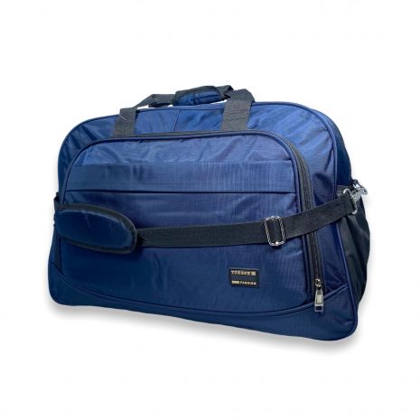 Дорожня сумка 60 л TONGSHENG одне відділення внутрішня кишеня дві фронтальні кишені розмір: 60*40*25 см синя