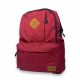 Рюкзак міський, 20 л, два відділи, внутрішня кишеня, бокові кишені, розміри: 40*30*15 см, червоний