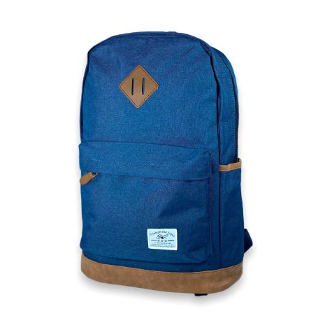 Міський рюкзак 20 л, один відділ, кишеня на лицевій стороні, розмір: 45*30*15 см, синій