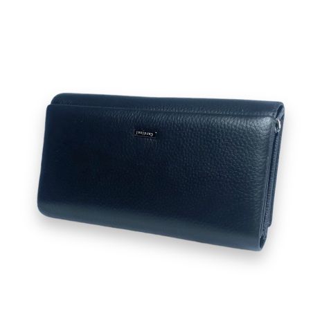 Жіночий гаманець шкіряний Cardinal 3 відділення 14 осередків для карт розмір: 17.5*10*4 см чорний