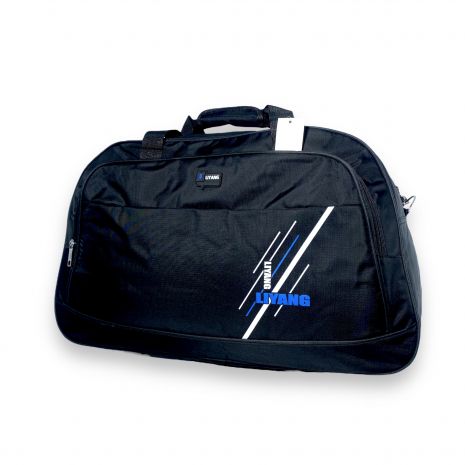 Дорожня сумка Liyang велика одне відділення дві фронтальні кишені розмір: 65*40*25 см чорна