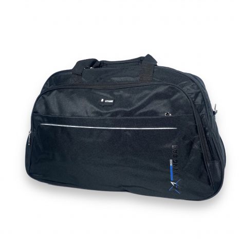 Дорожня сумка Liyang велика одне відділення дві фронтальні кишені розмір: 65*40*20 см чорна
