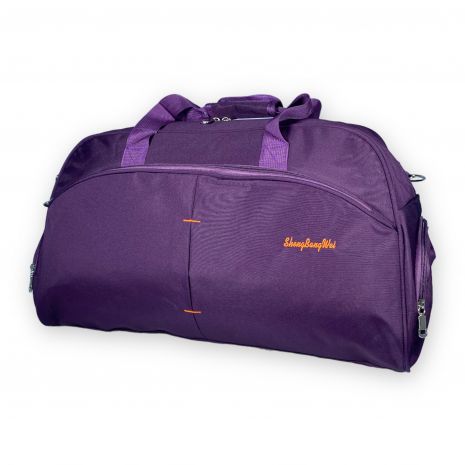Дорожня сумка 55 л SBW 1 відділ 2 бокові кишені кишеня на лицевій стороні розмір: 60*35*25 см фіолетова