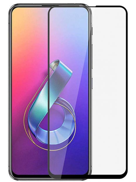 Защитное стекло Full screen PowerPlant для Asus Zenfone 6 (2019), Black