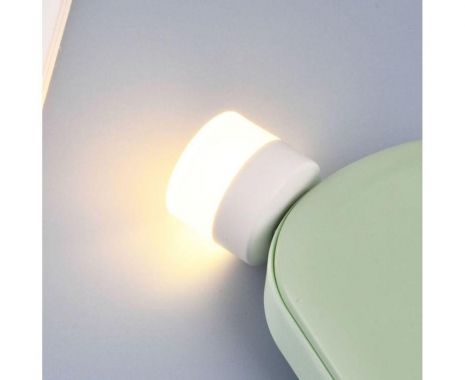 USB LED лампочка теплый свет