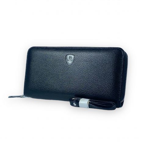 Клатч-гаманець чоловічий Balisa, 5 відділів для купюр, 8 для карток, екошкіра розмір: 20*10*3 см, чорний