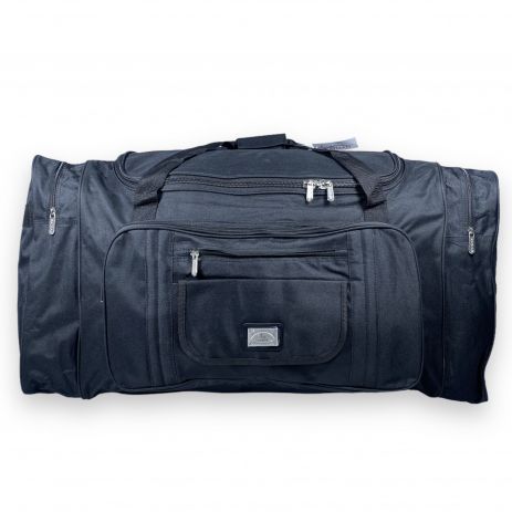 Дорожня сумка Kaiman одне відділення дві бокових кишені три фронтальні кишені розмір: 80*40*35см чорна