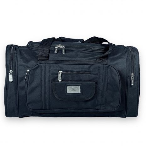 Дорожня сумка Kaiman одне відділення дві бокових кишені три фронтальні кишені розмір: 50*30*25см чорна