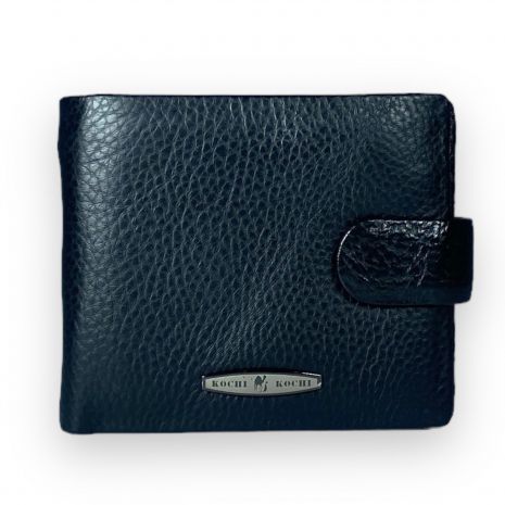 Чоловічий гаманець Kochi відділення для купюр для карток монетниця розмір: 12*10*3 см чорний
