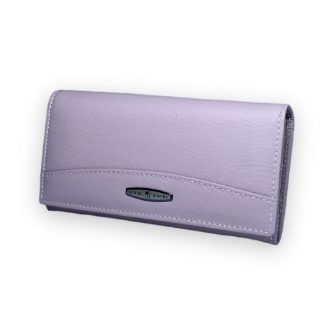 Жіночий гаманець Kochi натуральна шкіра 4 відділи 2 на блискавці розмір: 18*10*3 см фіолетовий