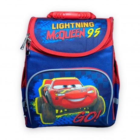 Шкільний рюкзак для хлопчика Space один відділ фронтальна кишеня бічні кишені розмір 33*28*15, принт Маквін