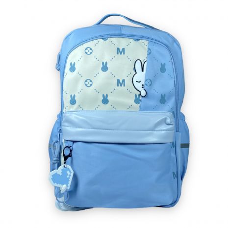 Рюкзак міський Juxianzi 20 л, два відділення, фронтальна кишеня, бічні кишені, розмір 43*28*17 см, блакитний