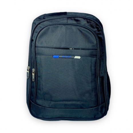 Рюкзак міський 20 л, три відділення, фронтальна кишеня, бічні кишені, розмір 40*30*17 см, чорно-синій