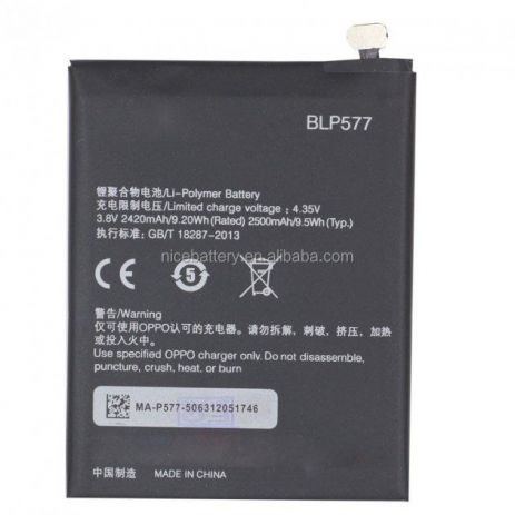 Аккумулятор для OPPO R3 / N7005 / R7005 / R7007 (BLP577) [Original PRC] 12 мес. гарантии