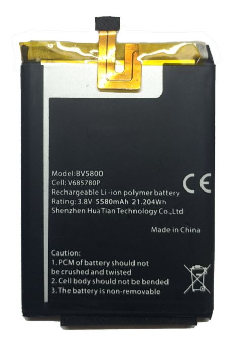 Аккумулятор для Blackview BV5800 V685780P 5580 mAh [Original] 12 мес. гарантии