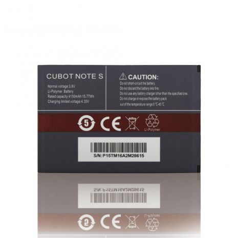 Аккумулятор для Cubot Note S [Original PRC] 12 мес. гарантии