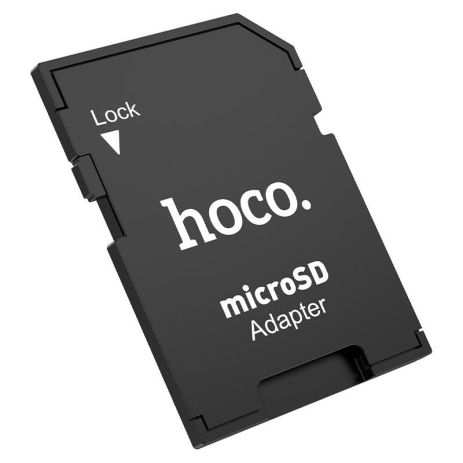 Адаптер перехідник Hoco HB22 картридер TF to SD чорний
