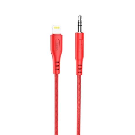 AUX кабель Hoco UPA18 Lightning to Jack 3.5 1m красный