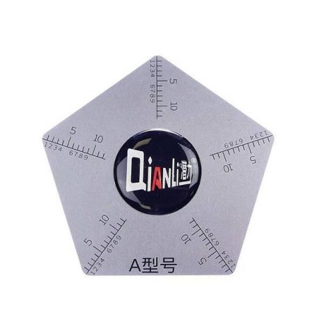 Карта металлическая QianLi пятиугольник, для разборки