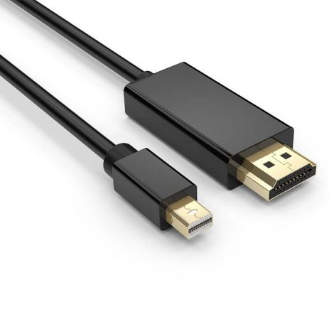Кабель PowerPlant mini DisplayPort (M) - HDMI (M), 1 м