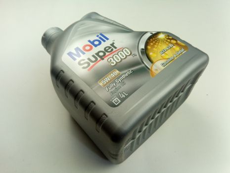 Масло моторное 5W-40 синтетическое MOBIL Super 3000 X1 4л. (152061)