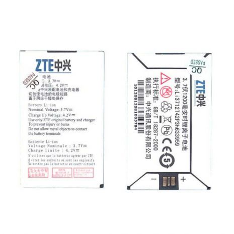 Аккумулятор для ZTE Blade V880 / ZTE Blade II V880+ / LI3712T42P3H633959 (1250 mAh) [Original PRC] 12 мес.