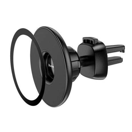Автодержатель Hoco CA112 Excelle air outlet ring magnetic MgSafe Чёрный
