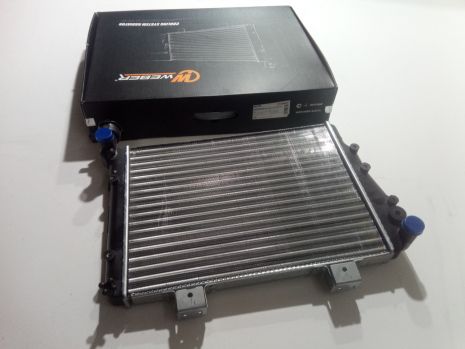 Радиатор охлаждения ВАЗ 2104-2107,WEBER, (RC 2107) алюминиевый