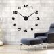 3D годинник 100 см Timelike™ настінні великі Арабські-G чорні