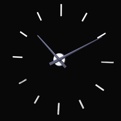 Часы настенные (60-90 см) лофт B&B-07 Segments металлические